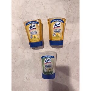 Lysol No-Touch Antibacterial Hand Wash Refill Lot 3 Lemon Verbena Aloe 8.5oz
